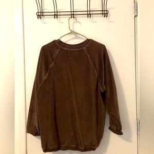 Aerie real obsessed velour sweatshirt